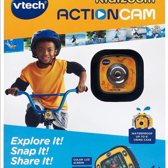 VTech Kidizoom Action Camera YELLOW - Picture 4 of 9